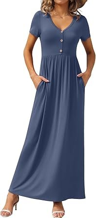 elegant button front maxi dress elegant button front maxi dress